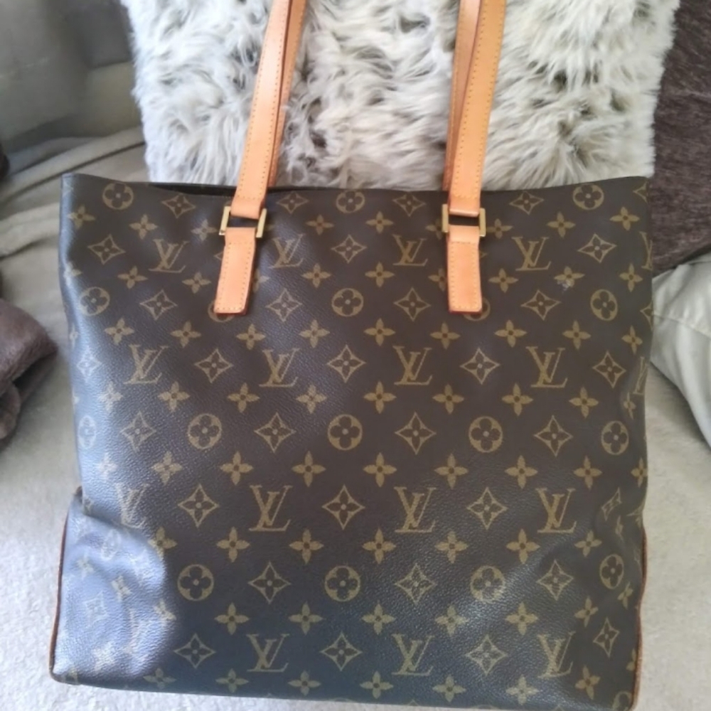 😍👜💯Auth Louis Vuitton Cabas Mezzo Monogram Tote Bag👜